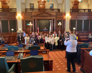 Illinois REALTORS 2022 Leadership Development Class at the Capitol