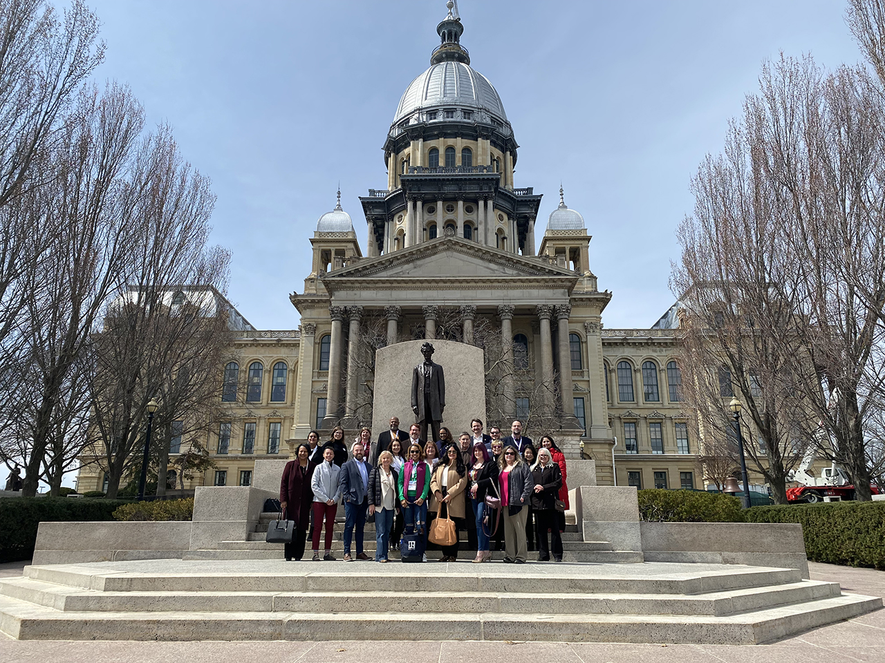 2022 Leadership Development in front of Capitol