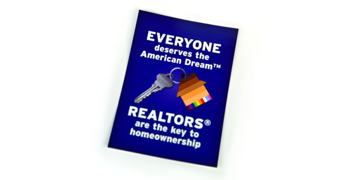 American Dream Window Cling