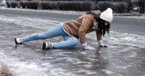 Liable for icy driveway