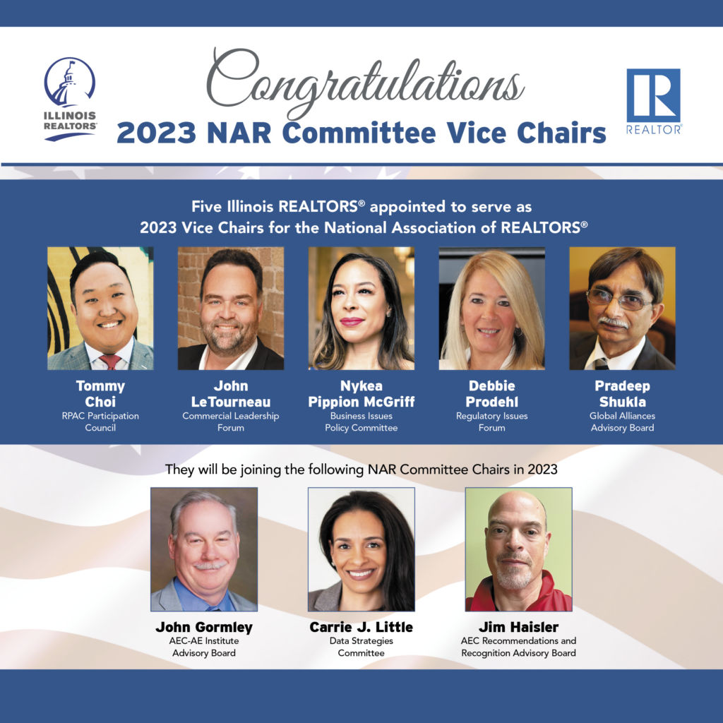 2023 NAR Vice Chairs graphic