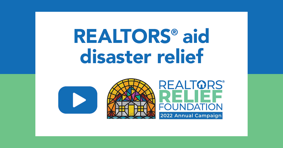 REALTORS aid disaster relief