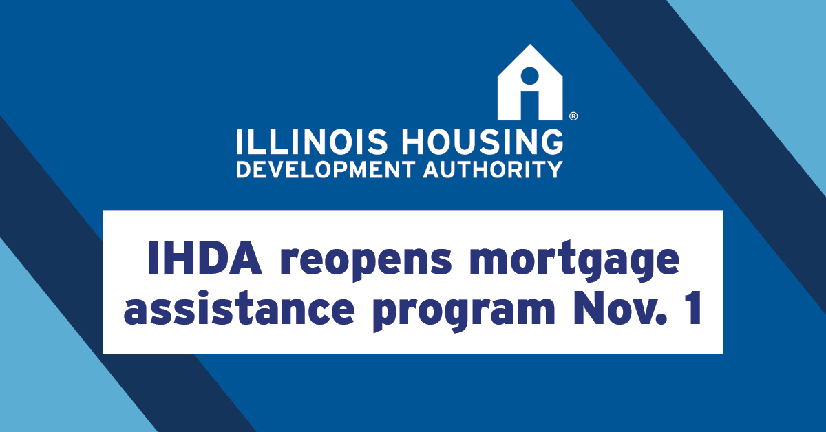 IHDA reopens mortgage assistance program Nov. 1