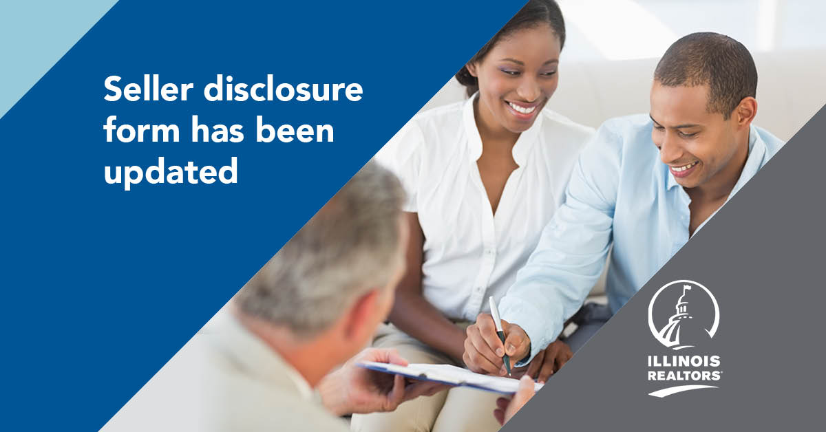 Seller disclosure form updated
