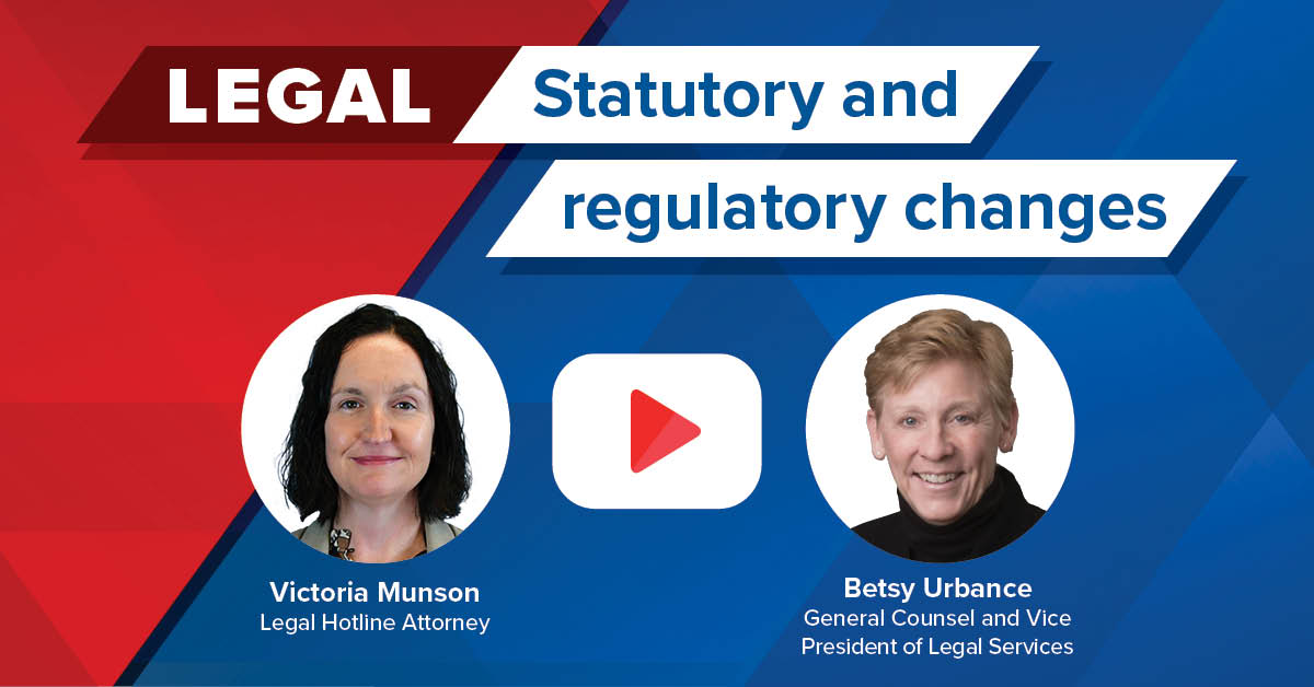 Video: Statutory and Regulatory Changes