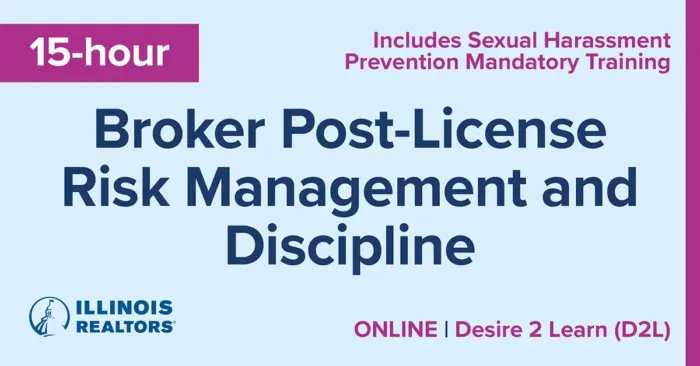 D2L 15-hour Broker Post-License Risk Mgmt & Discipline