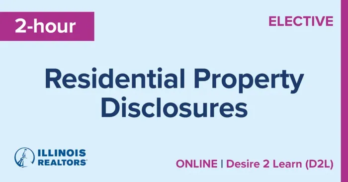 D2L 2-hour CE: RB 774 - Residential Property Disclosures