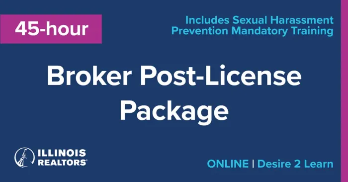 D2L 45-hour Broker Post-License PACKAGE