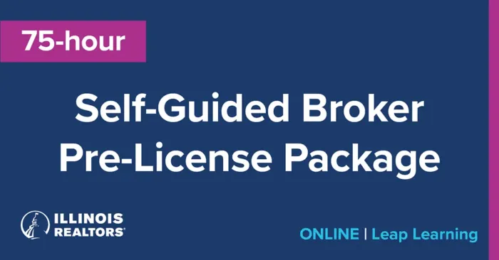 75-hour Online Self-Guided Broker Pre-License Package: Leap Learning