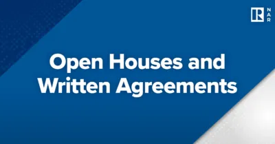 Open Houses and Written Agreements