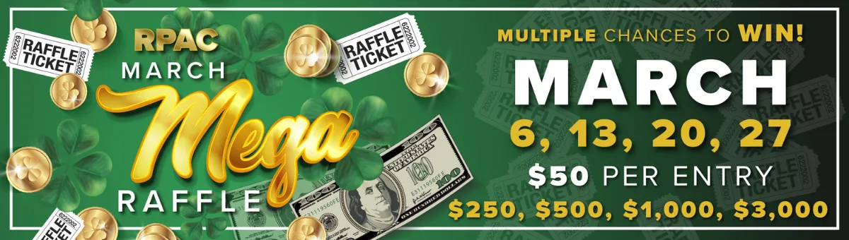RPAC March Mega Raffle